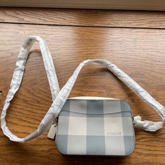 Coach checkerboard crossbody handbag - Picture 3 of 3